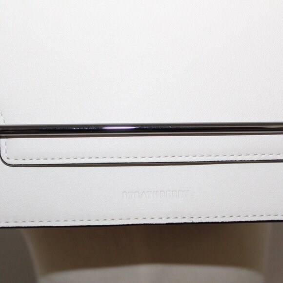 NWT Strathberry East West Leather Crossbody Shoulder Bag Oat - Picture 5 of 10